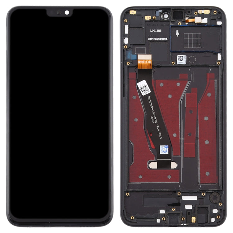 Schermo LCD e digitalizzatore assemblaggio completo con cornice per Huawei Honor 8X, For Huawei Honor 8X