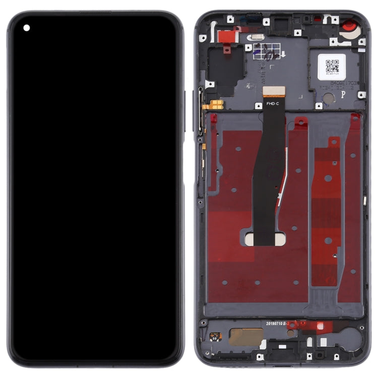 LCD Screen and Digitizer Full Assembly with Frame for Huawei Honor 20, For Huawei Honor 20