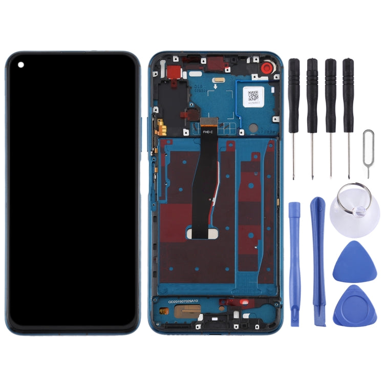 Schermo LCD e digitalizzatore assemblaggio completo con cornice per Huawei Honor 20 Pro, For Honor 20 Pro