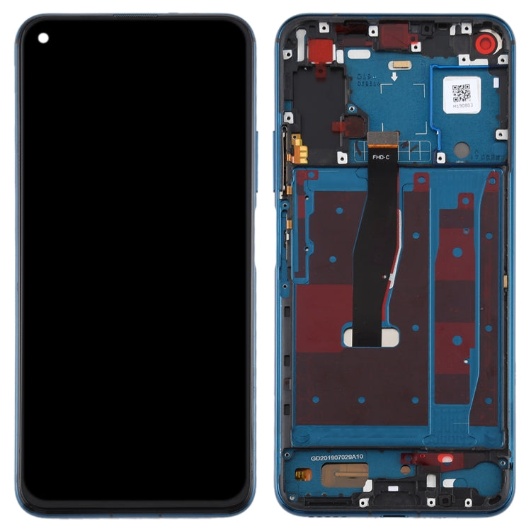 Schermo LCD e digitalizzatore assemblaggio completo con cornice per Huawei Honor 20 Pro, For Honor 20 Pro