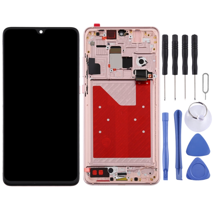 Schermo LCD e digitalizzatore assemblaggio completo con cornice per Huawei Mate 20, For Huawei Mate 20