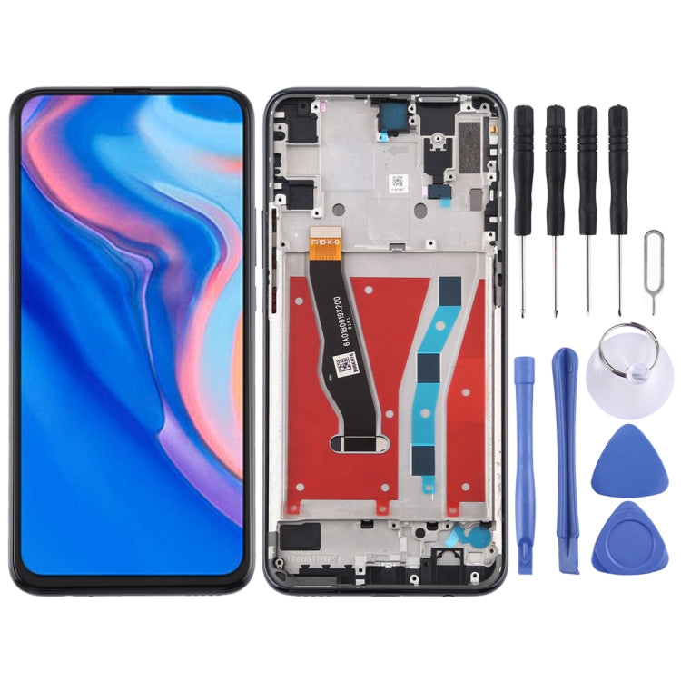 Schermo LCD e digitalizzatore assemblaggio completo con cornice per Huawei P Smart Z, For P Smart Z, For Huawei P Smart Z(Green)