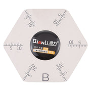 Qianli Hexagram Shaped Lever Opening Tool with Scales, Hexagram
