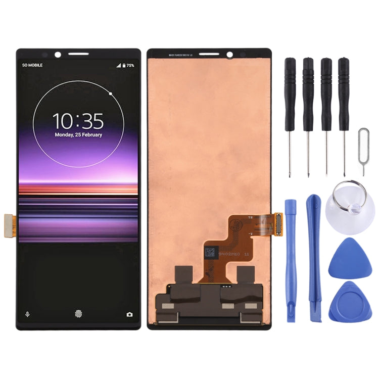 Original LCD Screen and Digitizer Complete Assembly for Sony Xperia 1, For Sony Xperia 1
