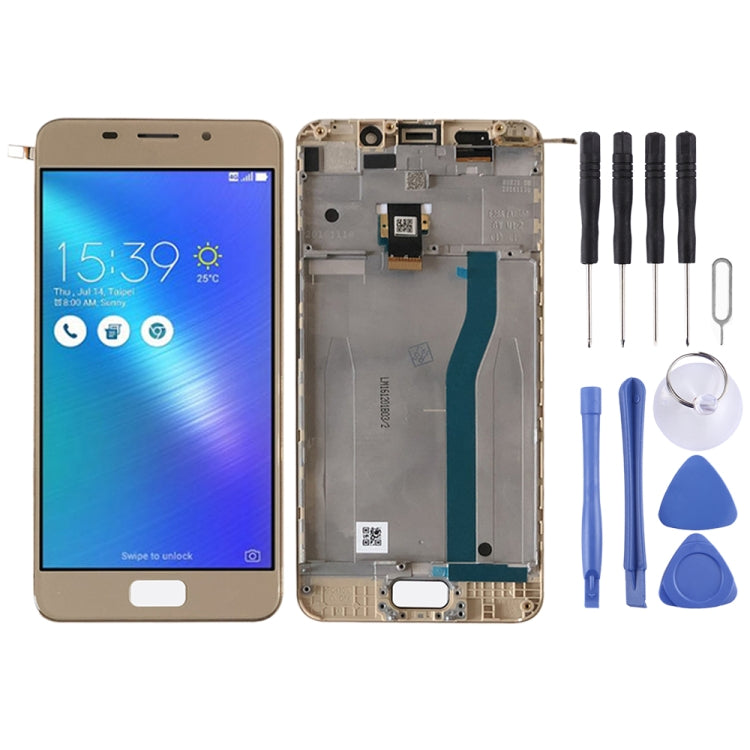 Schermo LCD e digitalizzatore assemblaggio completo con cornice per ASUS Zenfone 3S Max ZC521TL X00GD, For Asus ZC521TL