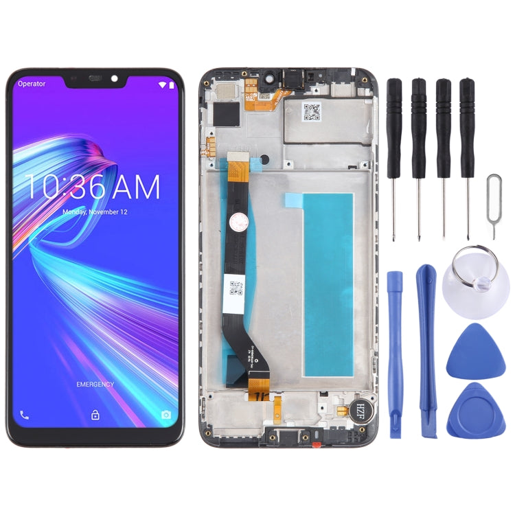 Schermo LCD e digitalizzatore assemblaggio completo con cornice per Asus Zenfone Max M2 ZB633KL / ZB632KL X01AD, For Asus ZB633K