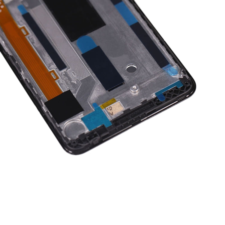 LCD Screen and Digitizer Full Assembly with Frame for Lenovo A5000, For Lenovo A5000