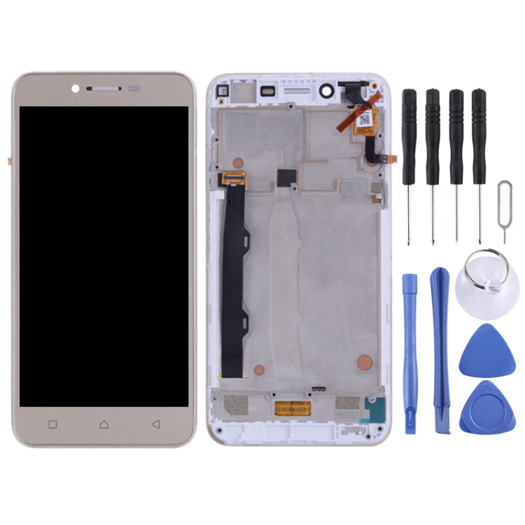 Schermo LCD e digitalizzatore assemblaggio completo con telaio per Lenovo Vibe K5 Plus A6020A46 A6020l36 A6020l37, For Lenovo Vibe K5 Plus