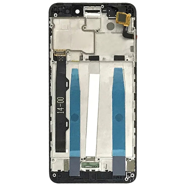 LCD Screen and Digitizer Full Assembly with Frame for Lenovo K6 Power, For Lenovo K6 Power