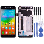Schermo LCD e digitalizzatore assemblaggio completo con cornice per Lenovo S90 S90-T S90-U S90-A, For Lenovo S90