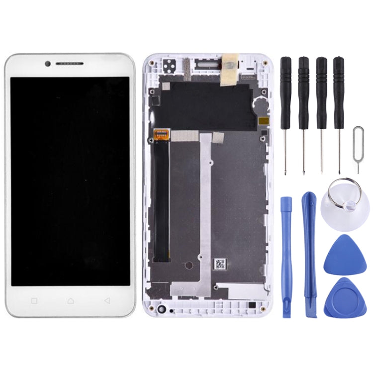 LCD Screen and Digitizer Full Assembly with Frame for Lenovo Vibe C A2020 A2020a40, For Lenovo Vibe C A2020