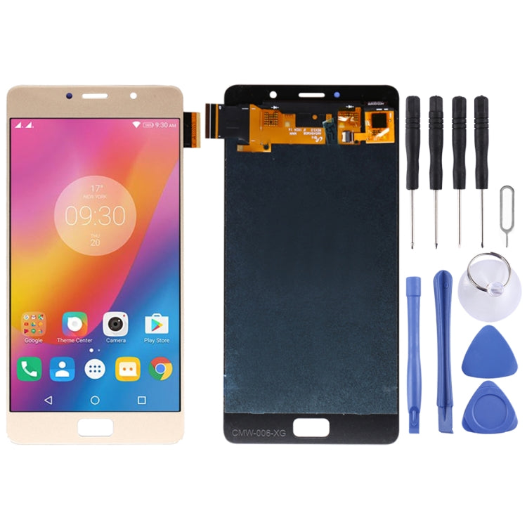 Schermo LCD e digitalizzatore assemblaggio completo per Lenovo Vibe P2 P2c72 P2a42, For Lenovo Vibe P2, For Lenovo Vibe P2 (Gold)