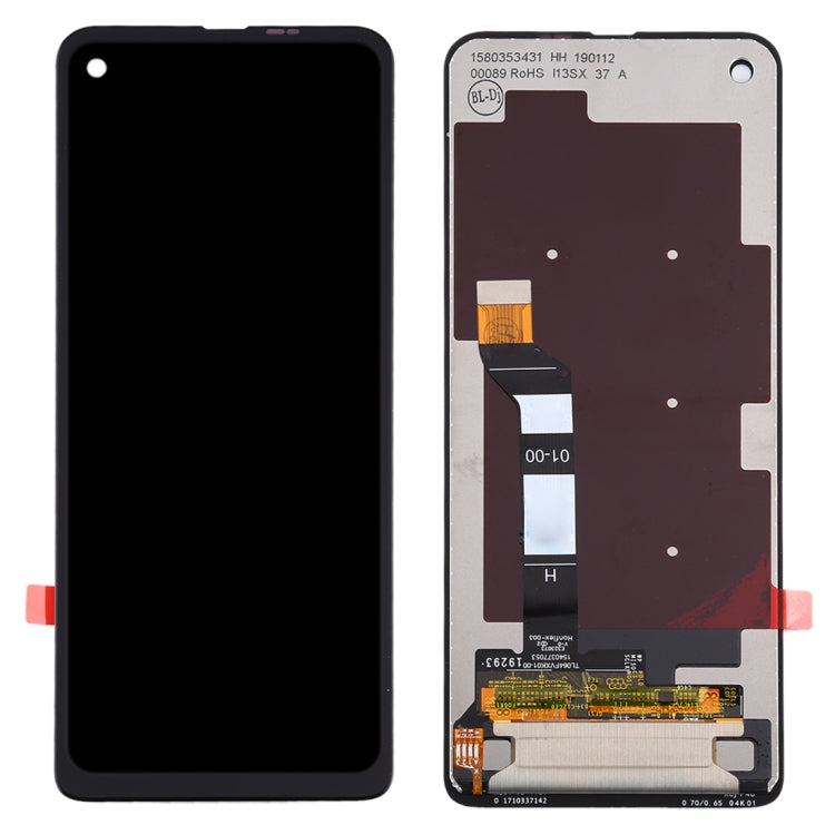 LCD Screen and Digitizer Full Assembly for Motorola One Action, For Motorola One Action