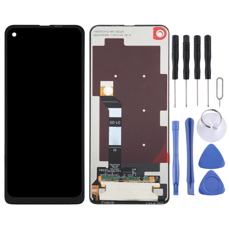 LCD Screen and Digitizer Full Assembly for Motorola One Vision, For Moto One Vision