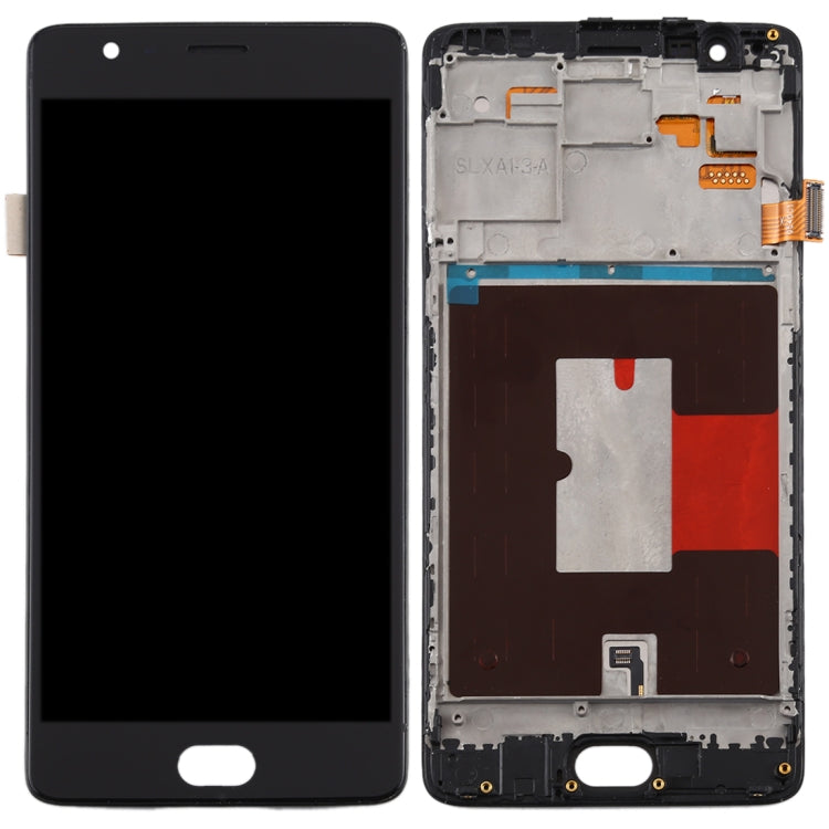 Per OnePlus 3 / 3T A3000 A3010 TFT Materiale Schermo LCD e digitalizzatore Assemblaggio completo con cornice, For OnePlus 3 / 3T