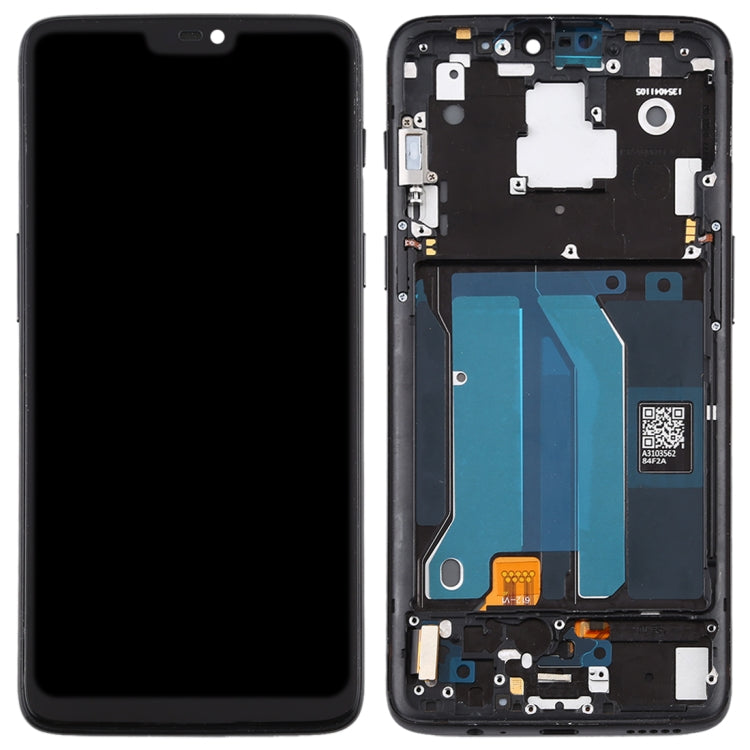 Per OnePlus 6 A6000 TFT Materiale Schermo LCD e digitalizzatore assemblaggio completo con cornice, For OnePlus 6 (TFT)