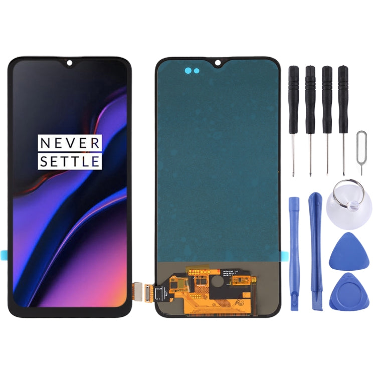 Per OnePlus 6T A6010 A6013 Schermo LCD in materiale TFT e digitalizzatore assemblaggio completo, For OnePlus 6T (TFT)