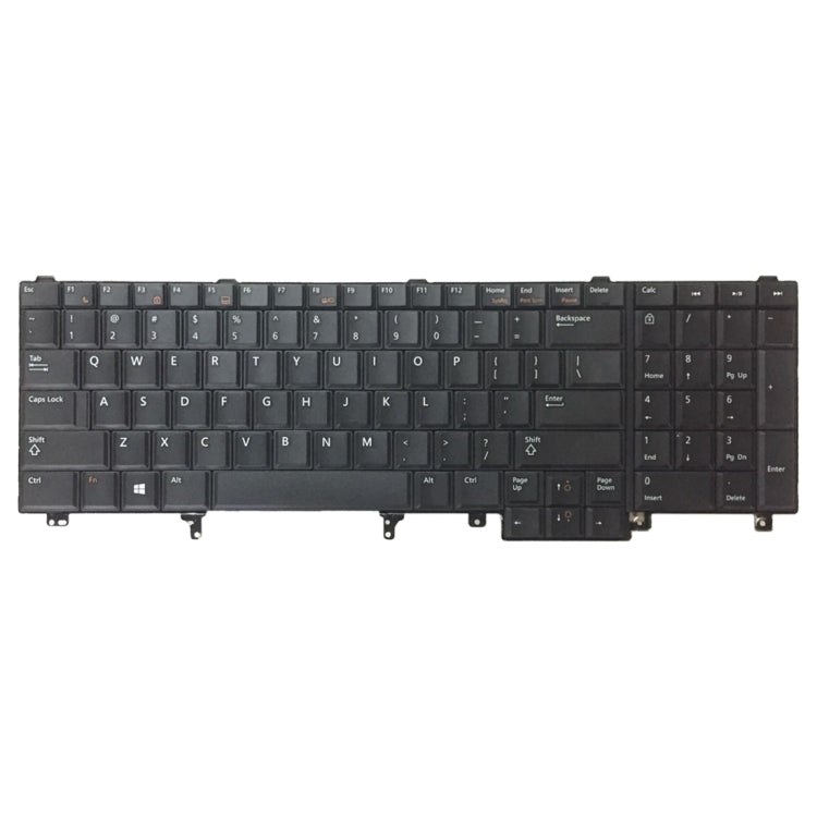 US Version Keyboard for Dell Latitude E6520 E6530 E6540 E5520 E5520M E5530, For Dell Latitude E6520