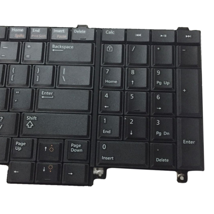 US Version Keyboard for Dell Latitude E6520 E6530 E6540 E5520 E5520M E5530, For Dell Latitude E6520