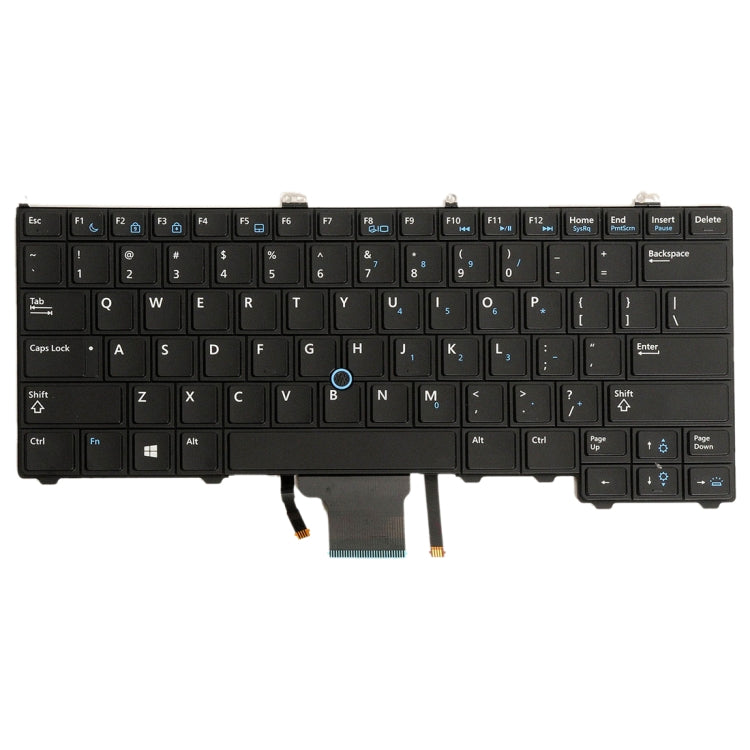 US Version Keyboard with Backlight for DELL latitude 12 7000 E7240 E7440 E7420, For DELL latitude 12 (US)