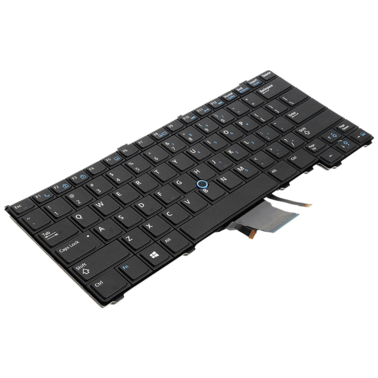 US Version Keyboard with Backlight for DELL latitude 12 7000 E7240 E7440 E7420, For DELL latitude 12 (US)