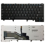 Tastiera versione USA con retroilluminazione e puntamento per Dell Latitude E6420 E6320 E6430 E5420 E5430 E6430s, For Dell Latitude E6420 (US)