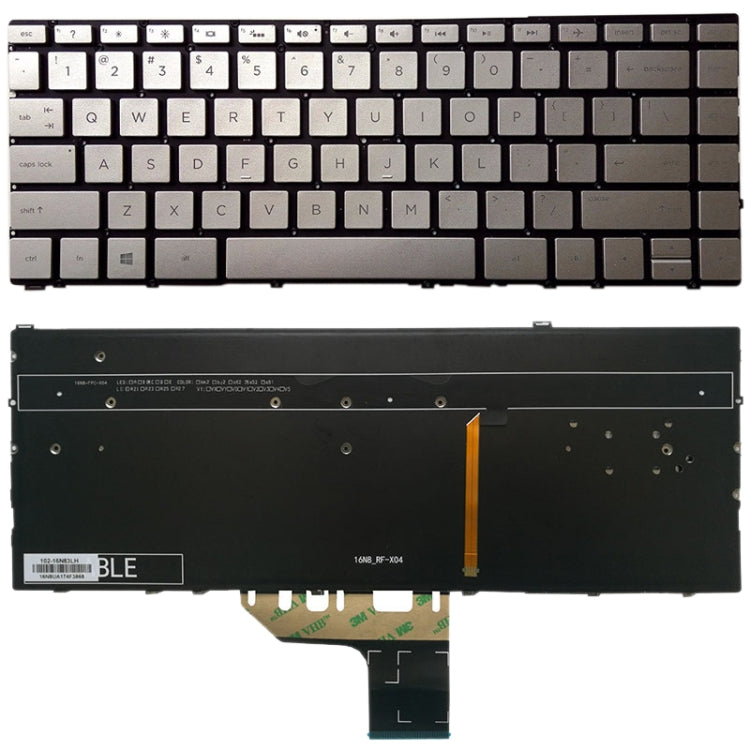 Tastiera versione USA con retroilluminazione per HP Spectre x360 serie 13-w 13-w013dx 13-w014dx 13-w023dx 13-w063nr 13-W010CA 13-W020CA, For HP Spectre x360 (US)