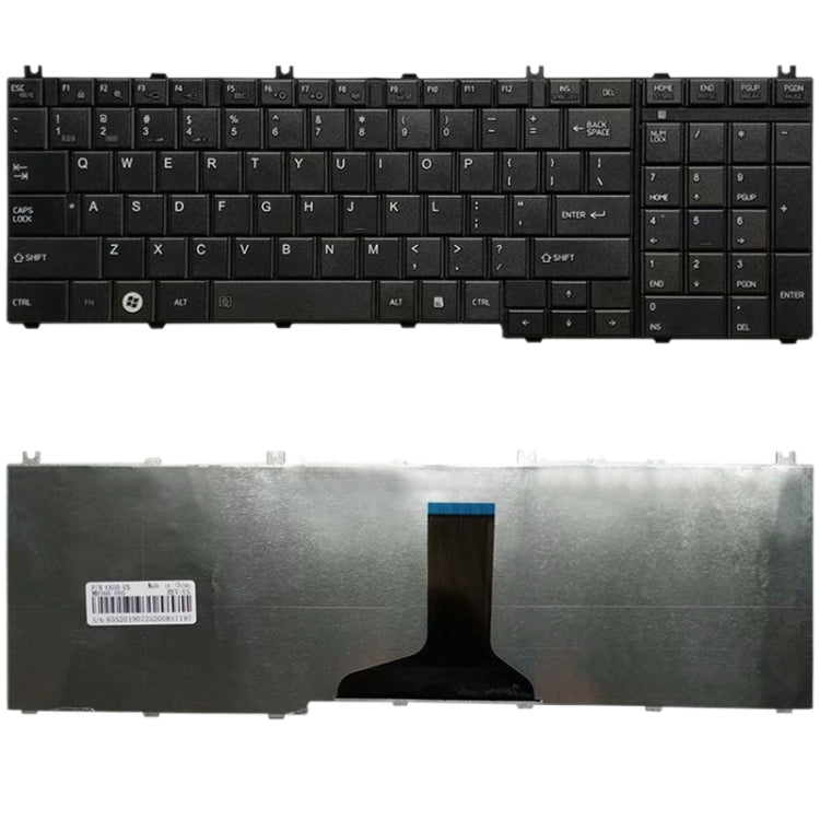 US Version Keyboard for Toshiba Satellite L670 L670D L675 L675D C660 C660D C655 L655 L655D C650 C650D L650 C670 L750 L750D, For Toshiba Satellite L670 (US)