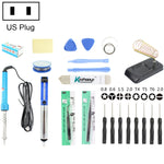 JIAFA JF-8120 Set di strumenti per saldatore 22 in 1, tensione: 220 V, potenza nominale: 30 W., JF-8120, US Plug, JF-8120, EU Plug