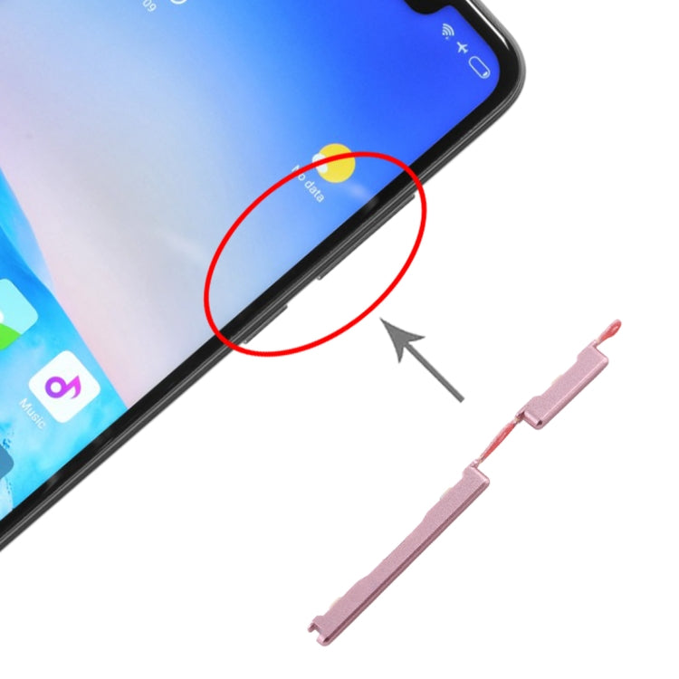 Side buttons for Xiaomi Redmi Note 6 Pro, For Redmi Note 6 Pro