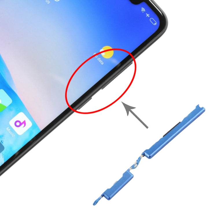 Side buttons for Xiaomi Redmi Note 6 Pro, For Redmi Note 6 Pro