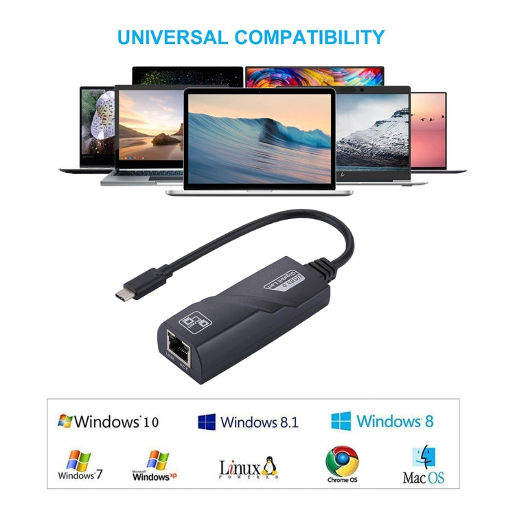 Adattatore USB-C a RJ45 Gigabit Ethernet 15 cm