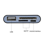 Kit connessione lettore smart card Micro SD SD USB 2.0 OTG