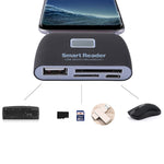 Kit connessione lettore smart card Micro SD SD USB 2.0 OTG