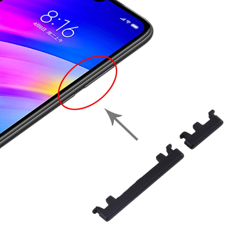 Side buttons for Xiaomi Redmi 7, For Redmi 7