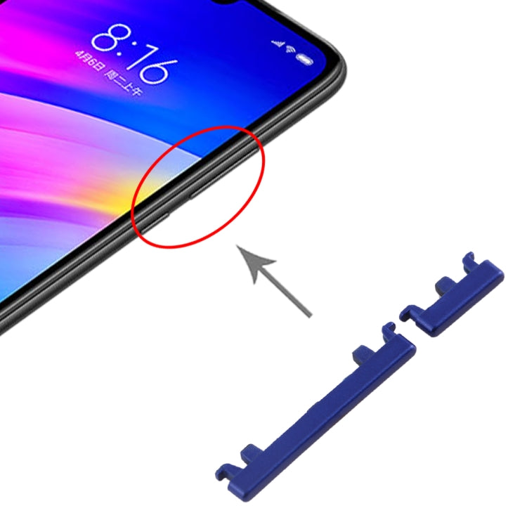 Side buttons for Xiaomi Redmi 7, For Redmi 7