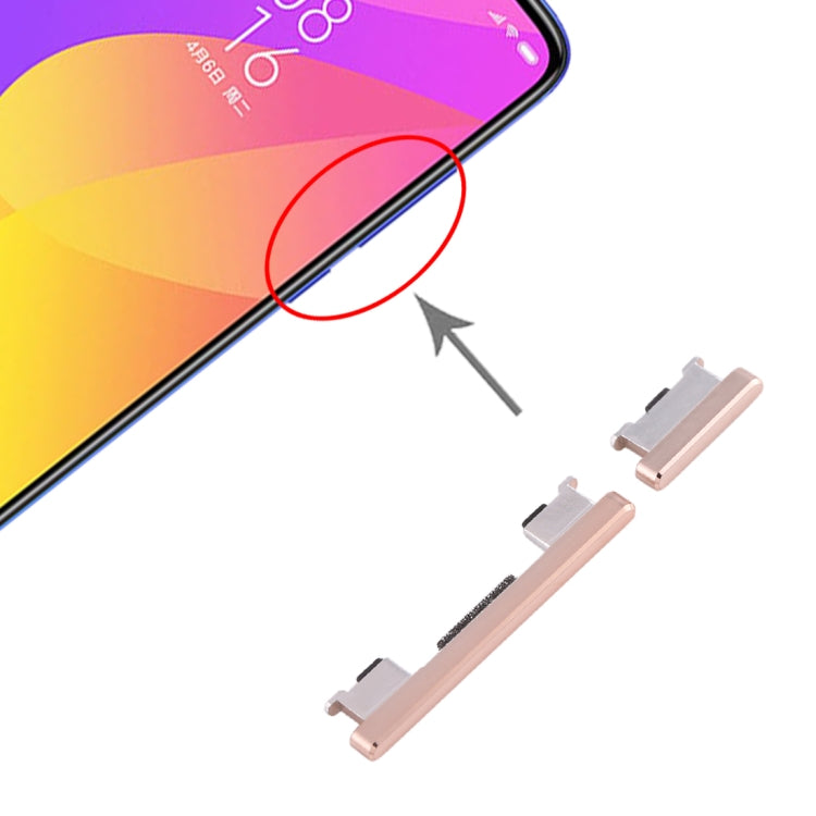 Side buttons for Xiaomi Mi CC9, For Mi CC9