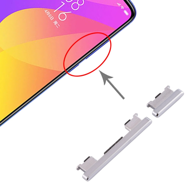 Side buttons for Xiaomi Mi CC9, For Mi CC9