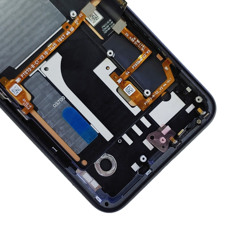 Schermo LCD e digitalizzatore assemblaggio completo con cornice per Google Pixel 4, For Google Pixel 4 with Frame