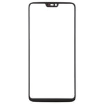 For OnePlus 6 Front Screen Outer Glass Lens, For OnePlus 6 Black