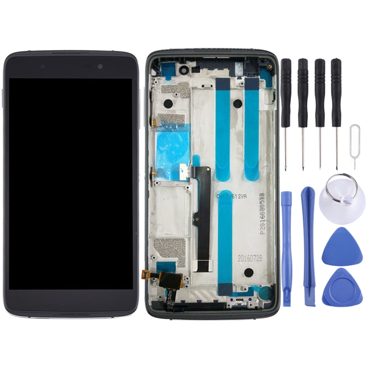 Complete LCD Screen and Digitizer Assembly with Frame for BlackBerry DTEK50, BlackBerry DTEK50