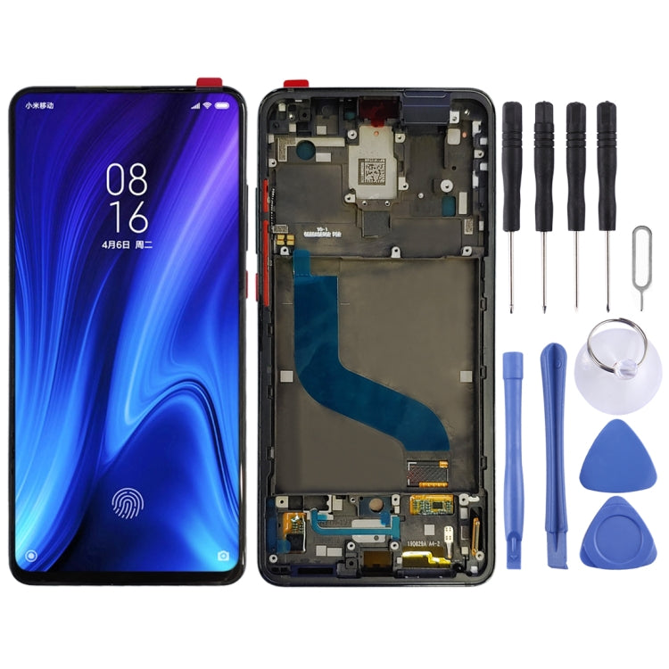 Schermo LCD in materiale OLED e digitalizzatore assemblaggio completo con cornice per Xiaomi Redmi K20 / Redmi K20 Pro / 9T Pro, For Xiaomi K20 / K20 Pro, For Xiaomi Mi K20, For Mi K20