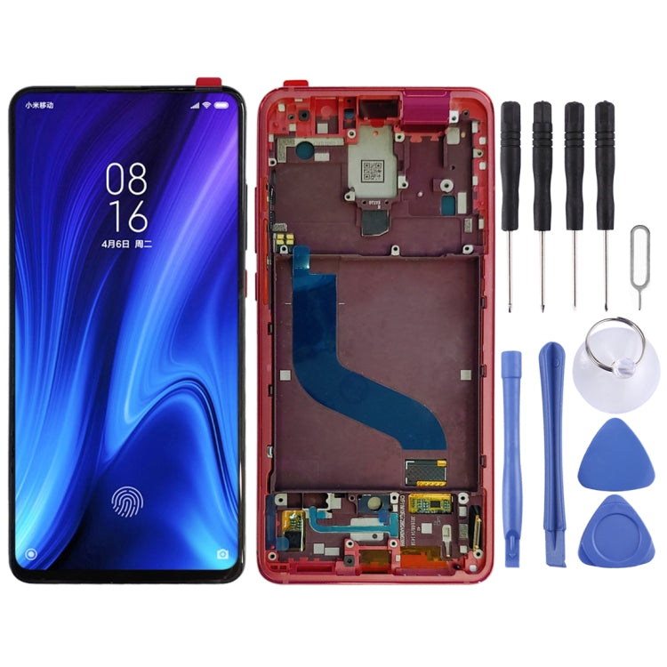 Schermo LCD in materiale OLED e digitalizzatore assemblaggio completo con cornice per Xiaomi Redmi K20 / Redmi K20 Pro / 9T Pro, For Xiaomi K20 / K20 Pro, For Xiaomi Mi K20, For Mi K20