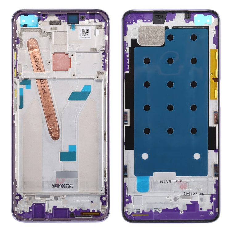 Piastra con cornice LCD per alloggiamento anteriore per Xiaomi Redmi K30 5G, For Redmi K30 5G, For Xiaomi Redmi K30 5G (Purple), For Xiaomi Redmi K30 5G (Red)