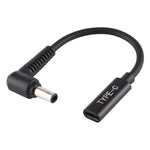 Cavo caricabatterie DP 5,0 x 1,0 mm femmina Tipo C 15 cm