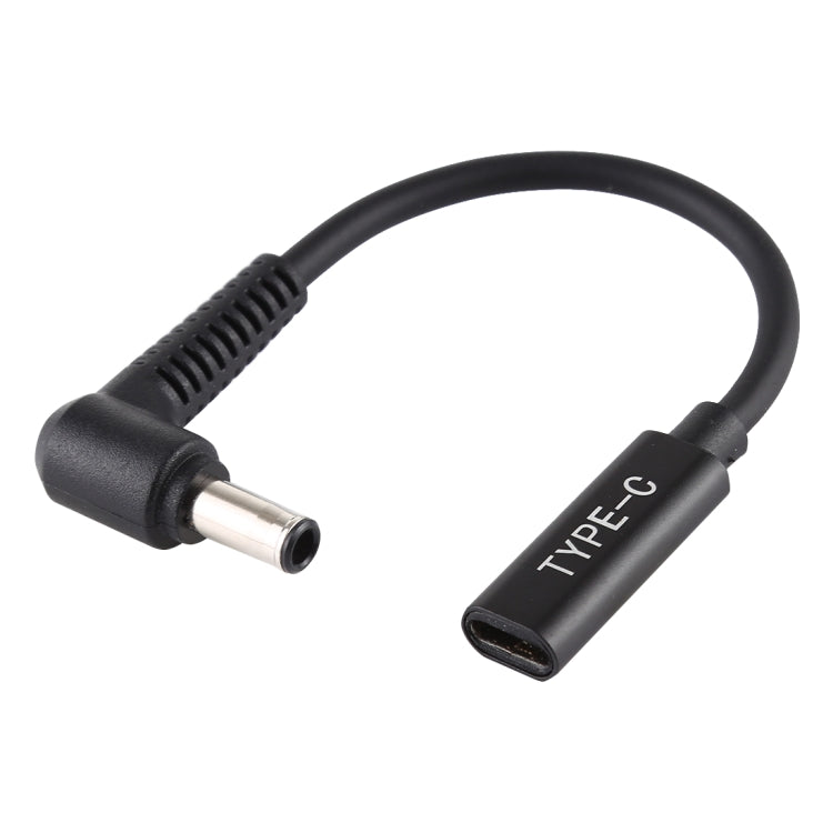 Cavo caricabatterie DP 5,0 x 1,0 mm femmina Tipo C 15 cm