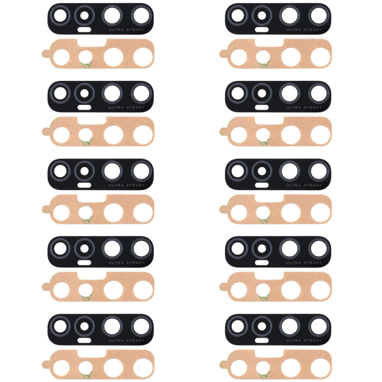 For OPPO Reno3 Pro 5G/Find X2 Neo 10pcs Rear Camera Lens, For OPPO Reno3 Pro 5G