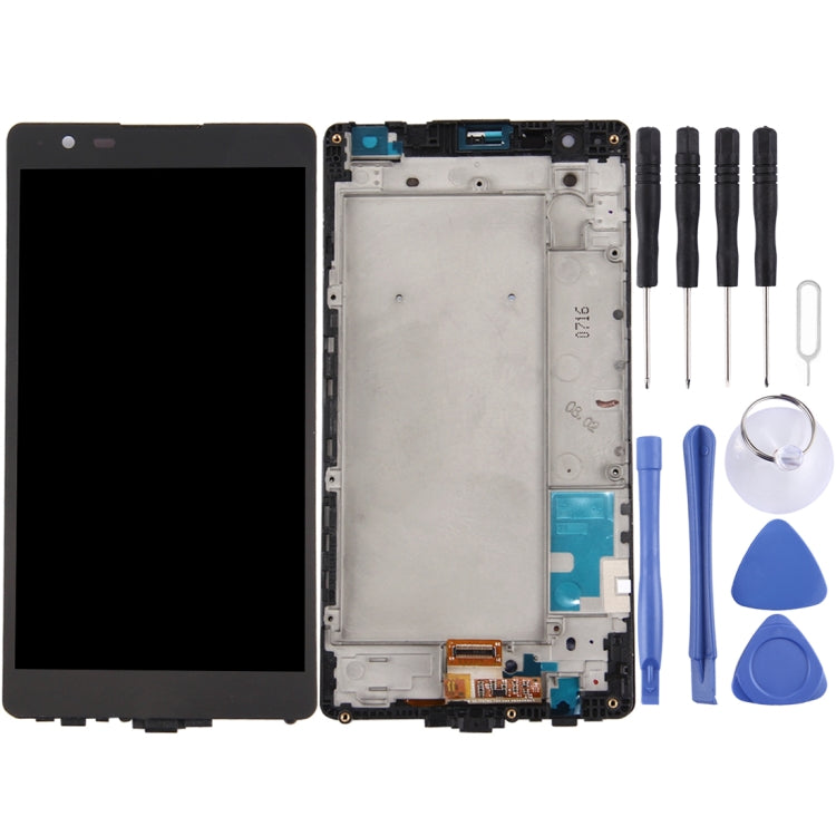 Schermo LCD e digitalizzatore assemblato completo con cornice per LG X Power / K220, For LG X Power