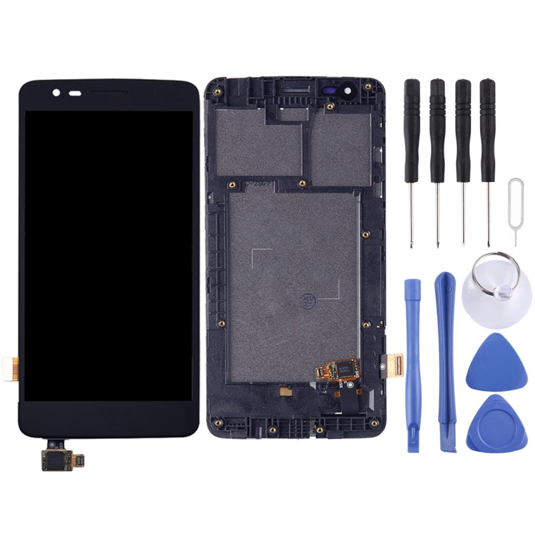 LCD Screen and Digitizer Full Assembly with Frame for LG K8 2017 Dual SIM X240 X240H X240F X240K, For LG K8 2017