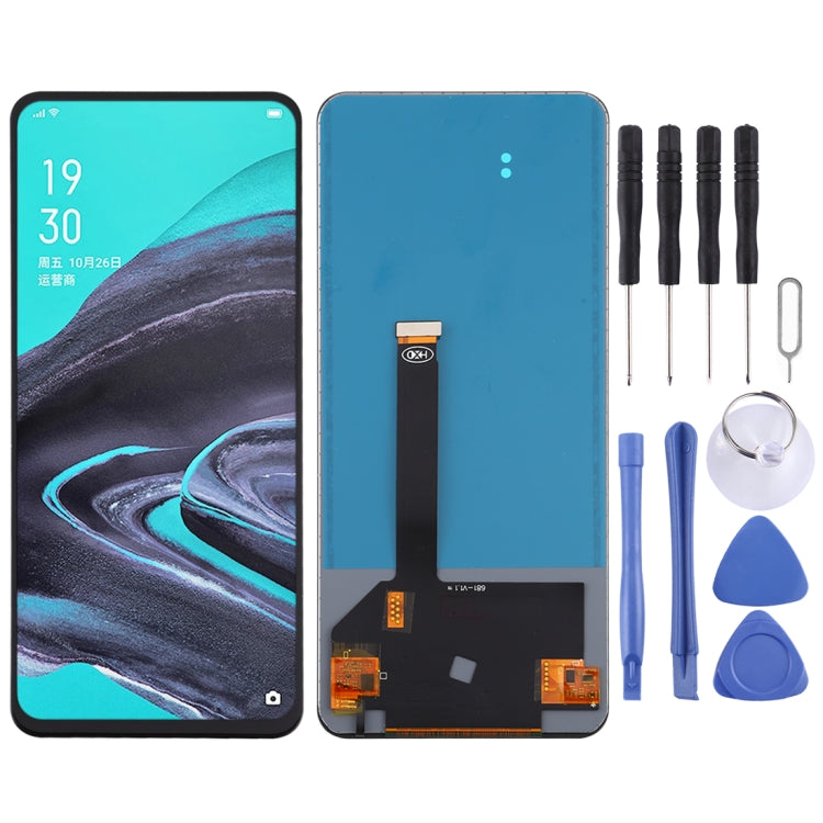 Schermo LCD in materiale TFT e digitalizzatore assemblaggio completo (nessuna identificazione delle impronte digitali) per OPPO Reno2, For OPPO Reno2(TFT)